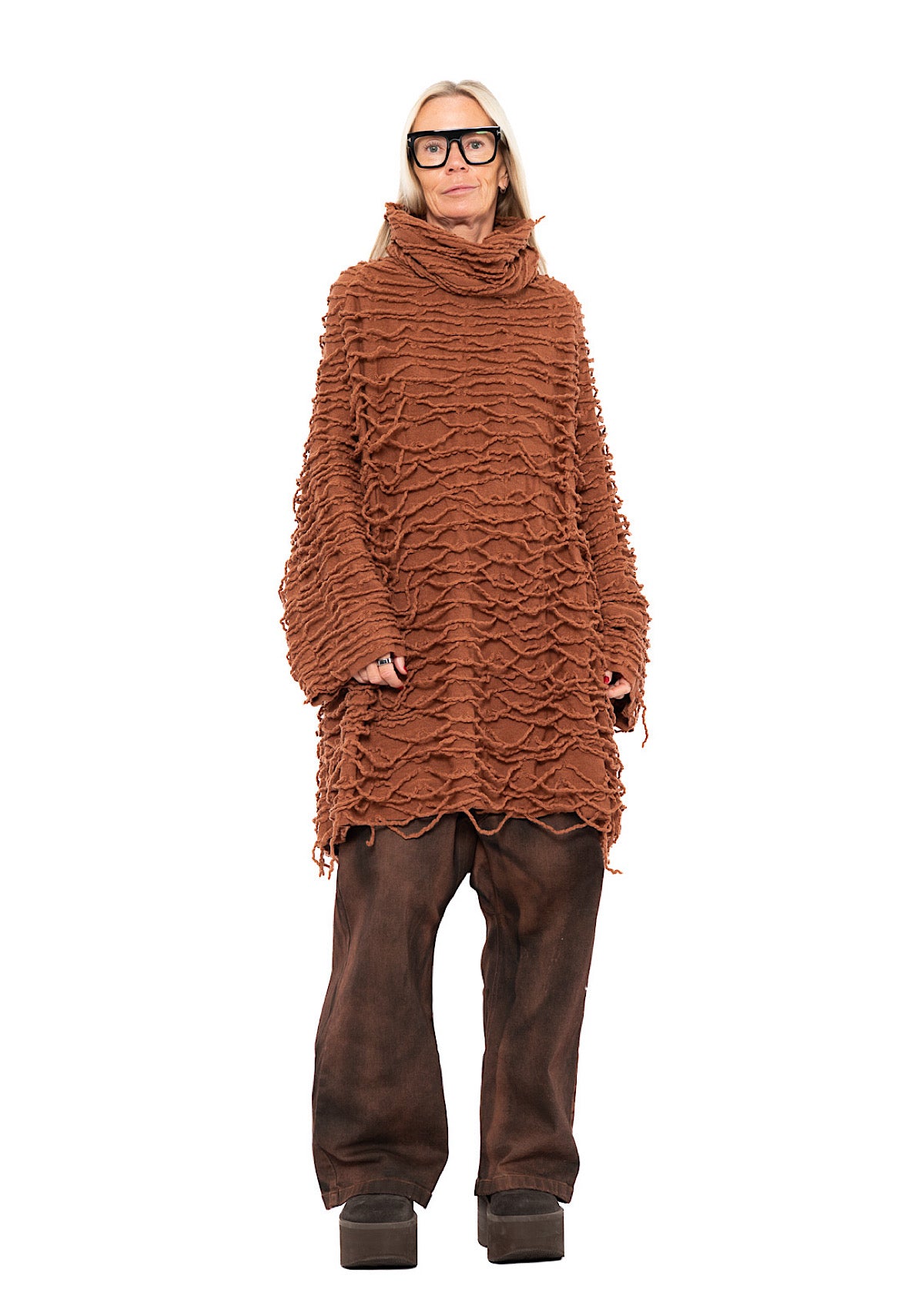 DECONSTRUCTED KNIT TUNIC