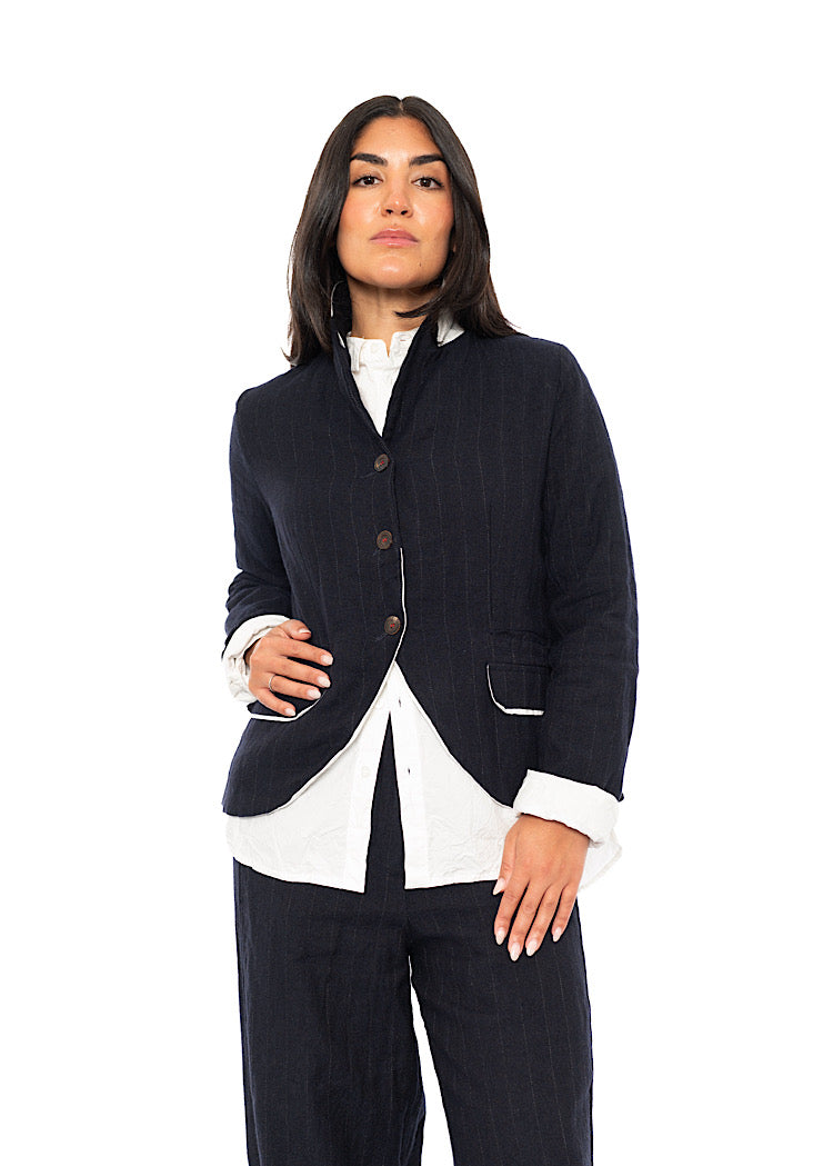 PINSTRIPE VIOLA JACKET