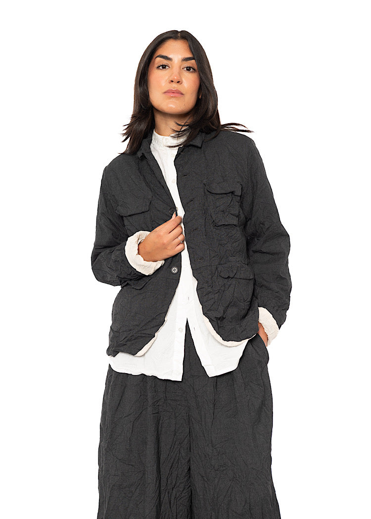 CRINKLE UTILITY JACKET