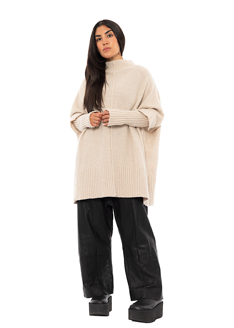 OVERSIZED KNITTED TUNIC
