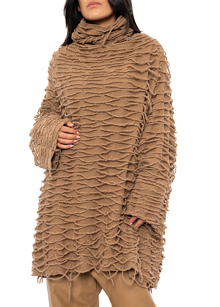 DECONSTRUCTED KNIT TUNIC