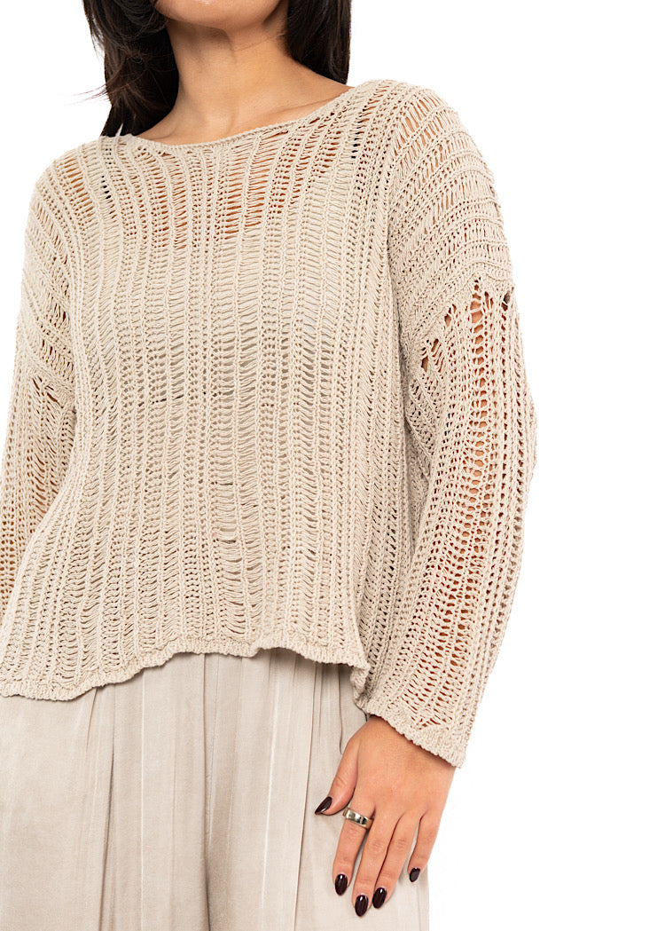 SANCTAMUERTE KNITTED PULLOVER