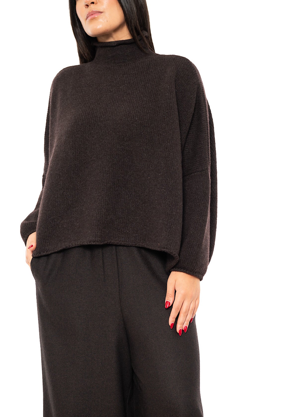 RELAXED CASHMERE BLEND FERRUCCIO PULLOVER