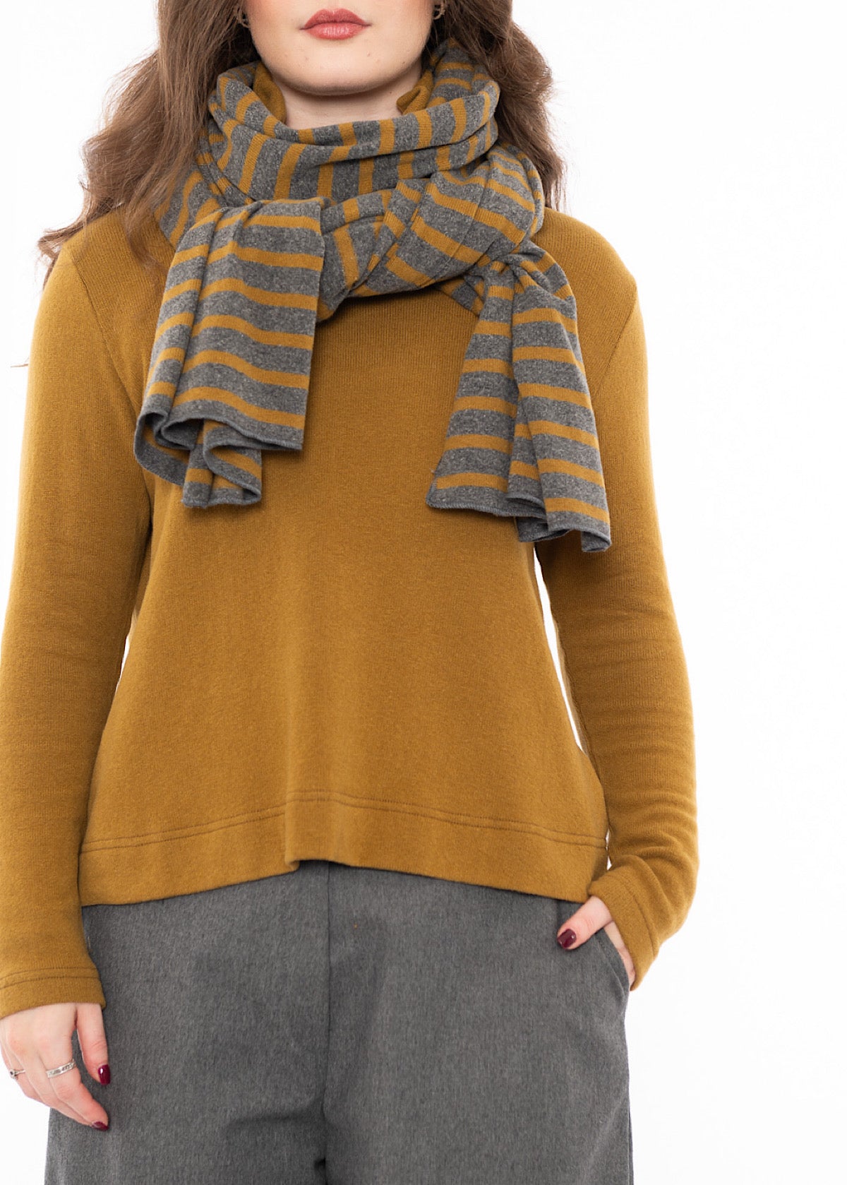 SIGNATURE STRIPED SEGOVIA SCARF