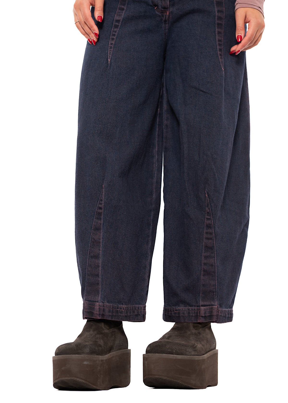 DENIM BALLOON TROUSER