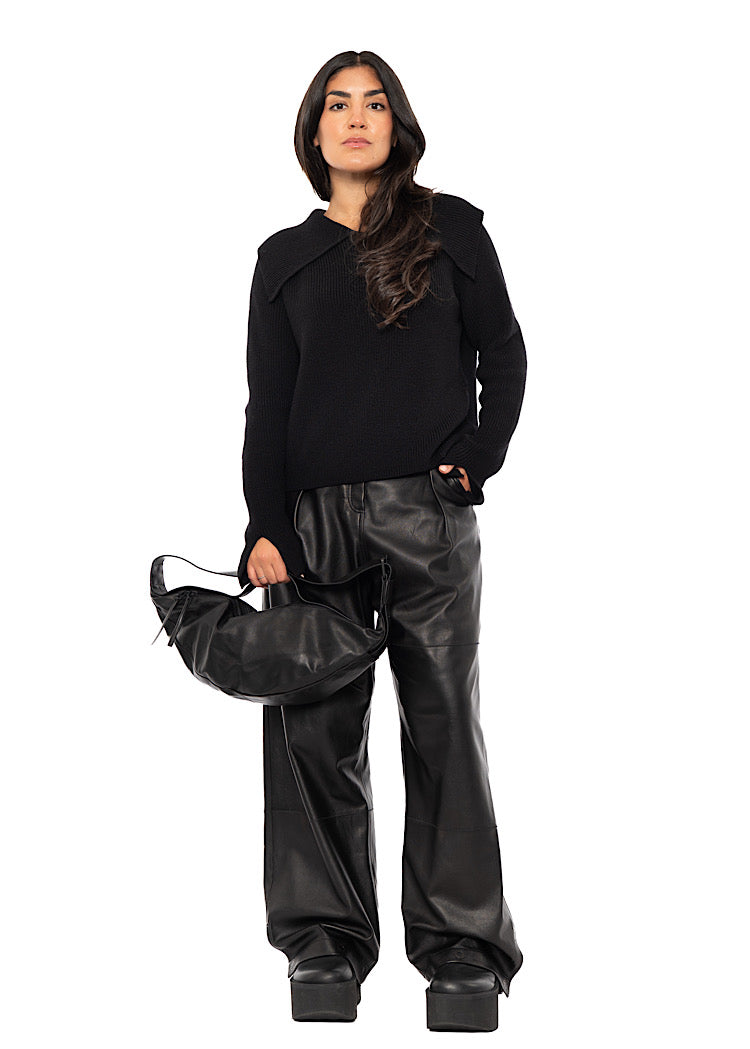CROSSBODY LEATHER BAG