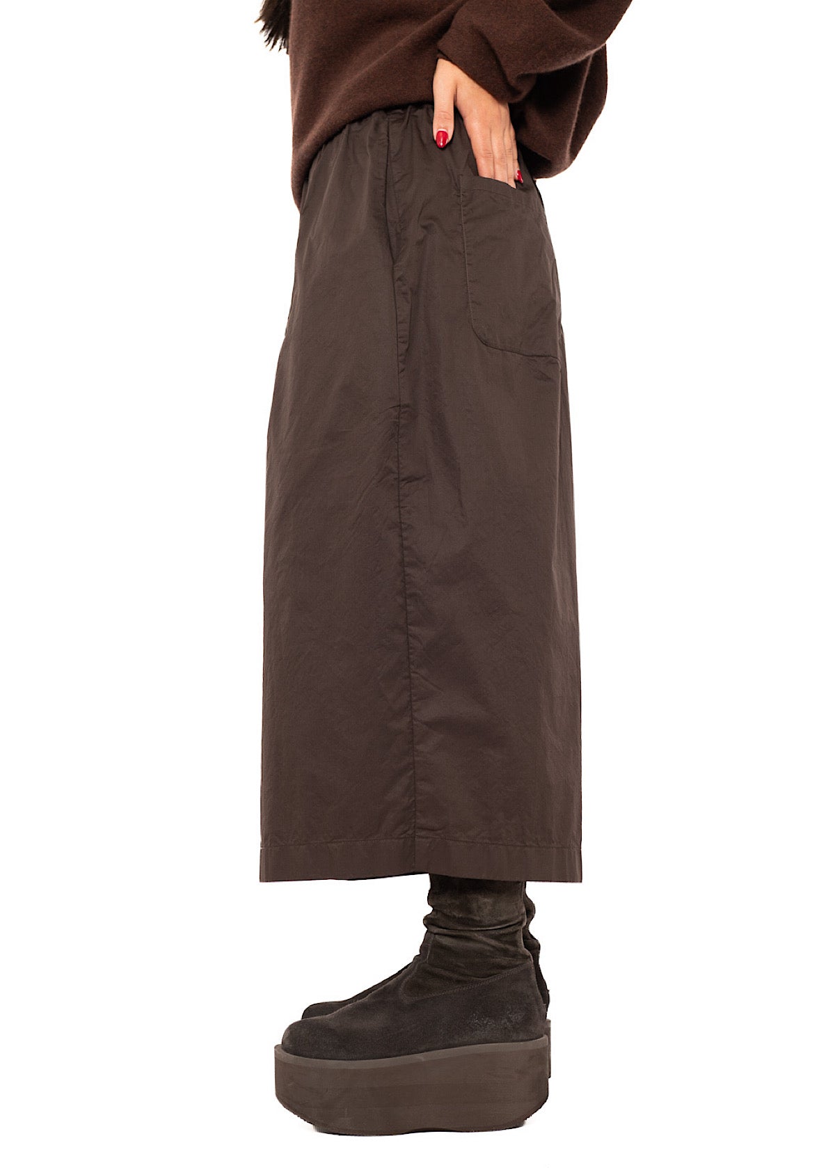 CROPPED WIDE LEG TROUSER