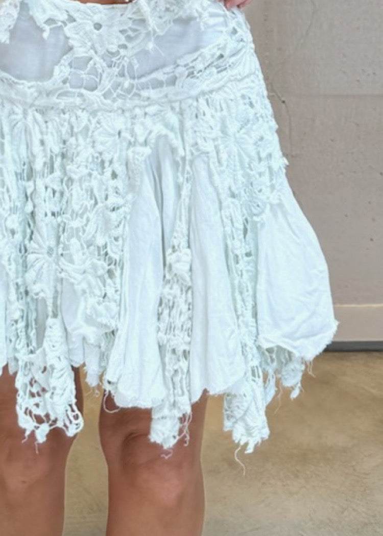 PRE-ORDER RUNDHOLZ DIP SKIRT *BLACK GLOSS | 2090321* (Shown in SEAFOAM FOG | 2090301)