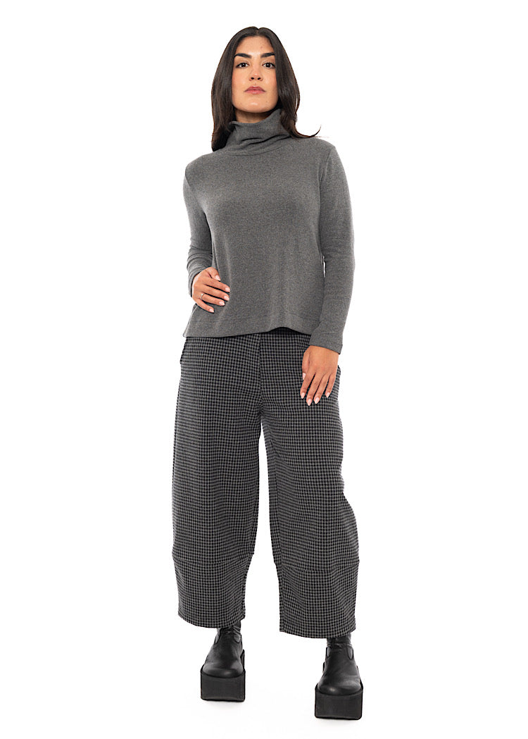 COTTON-FLEECE LYDIA PULLOVER