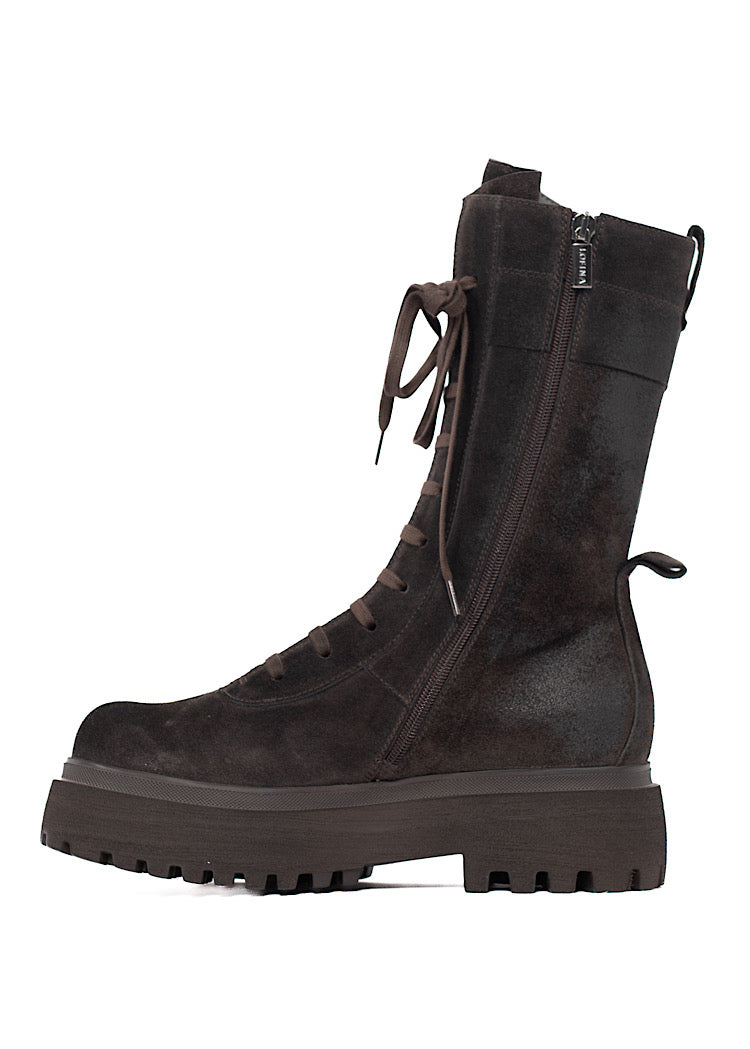 LACE UP SUEDE BOOT