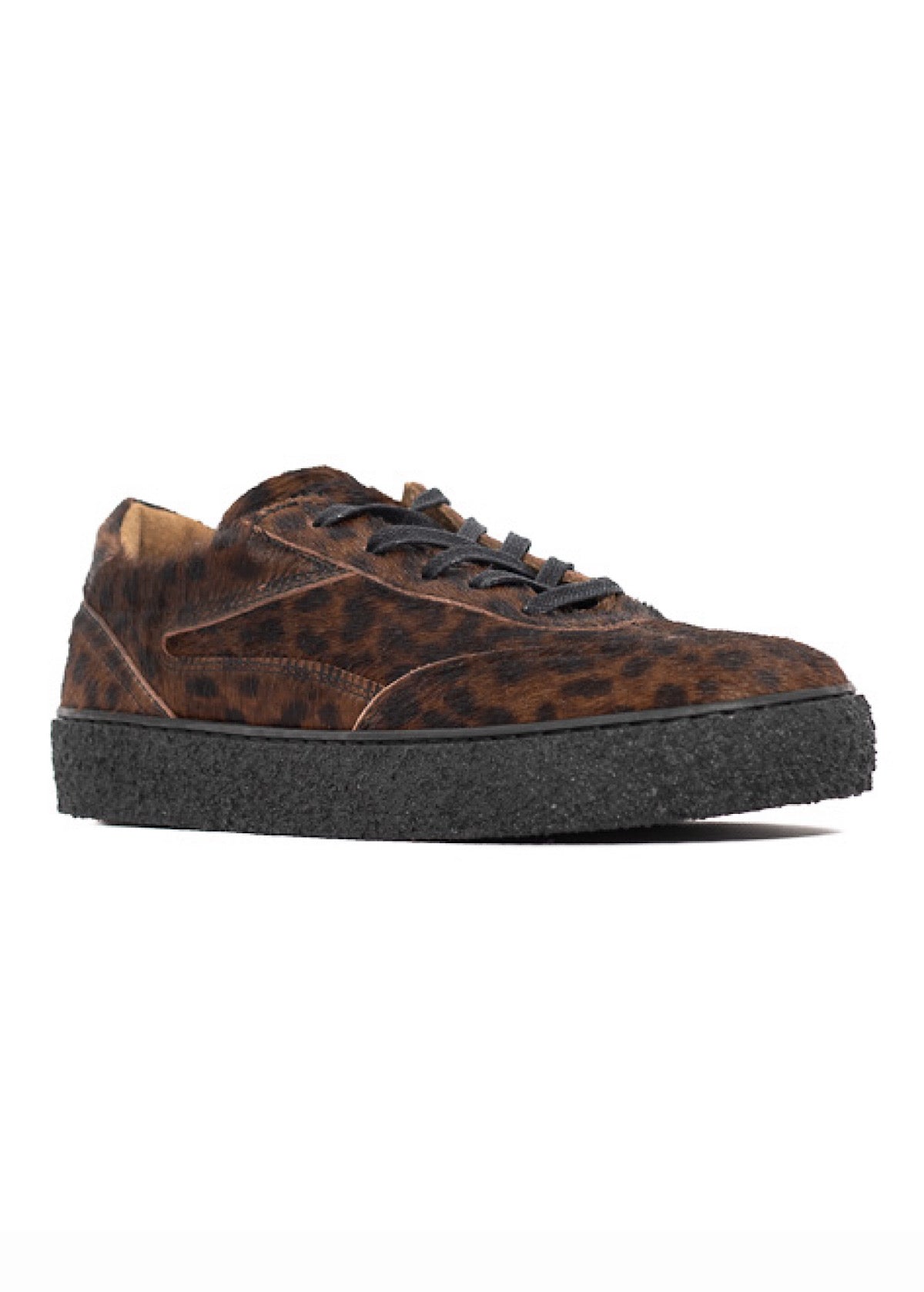 LEOPARD LEATHER TRAINER