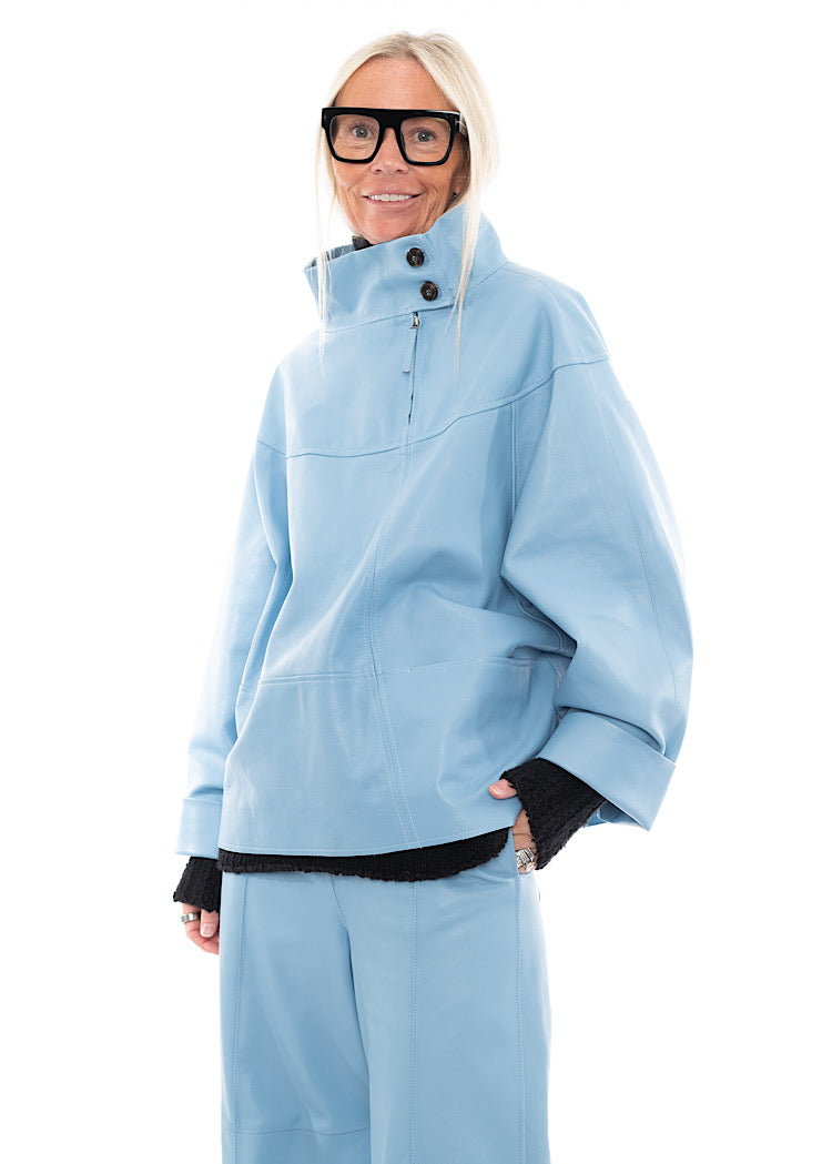 ANNETTE GÖRTZ SALMA LEATHER PULLOVER