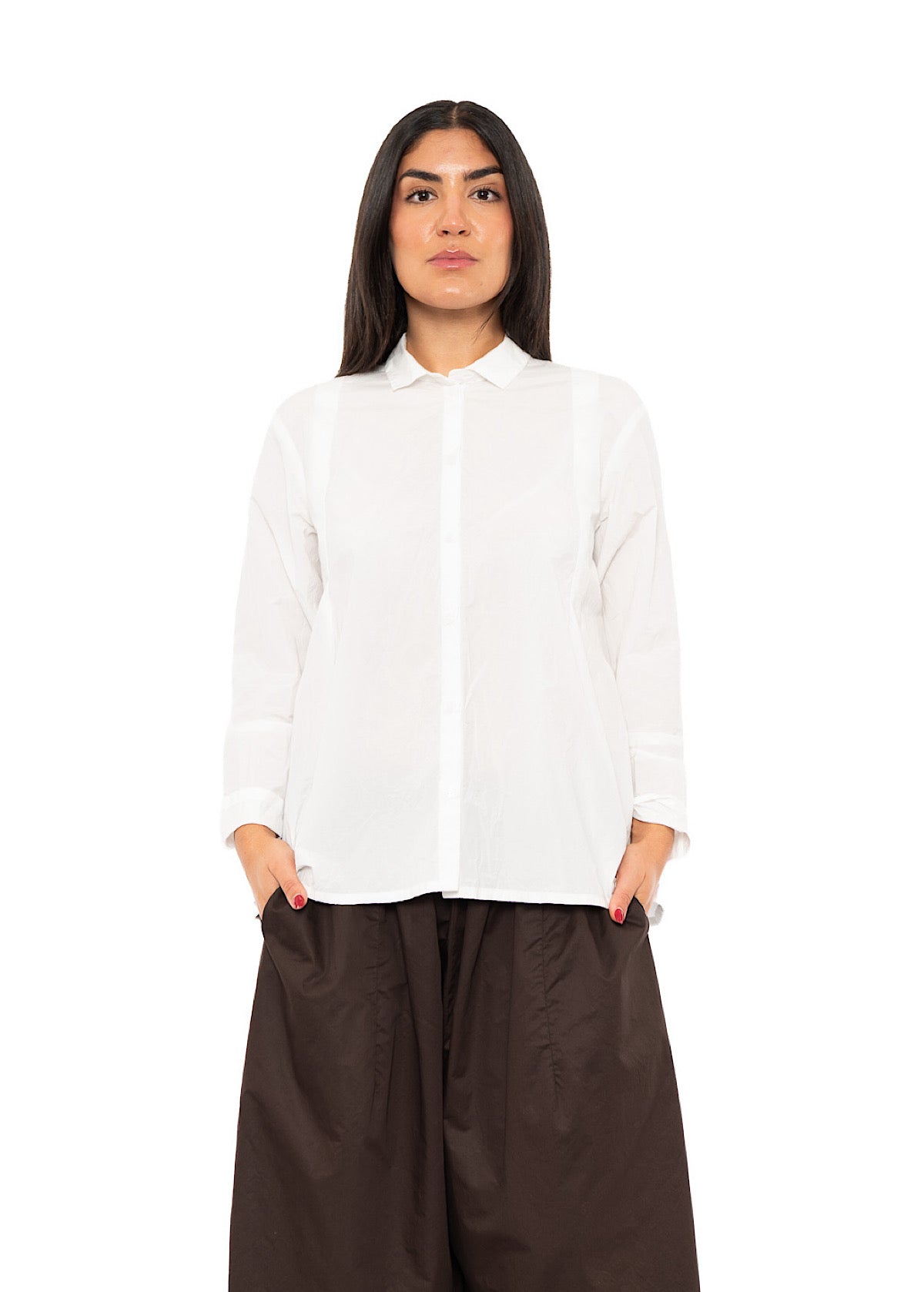 CRINKLE COTTON SHIRT