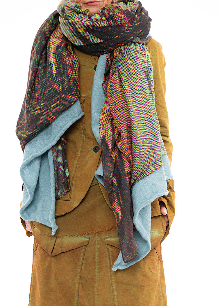 RUNDHOLZ DIP KNITTED SCARF