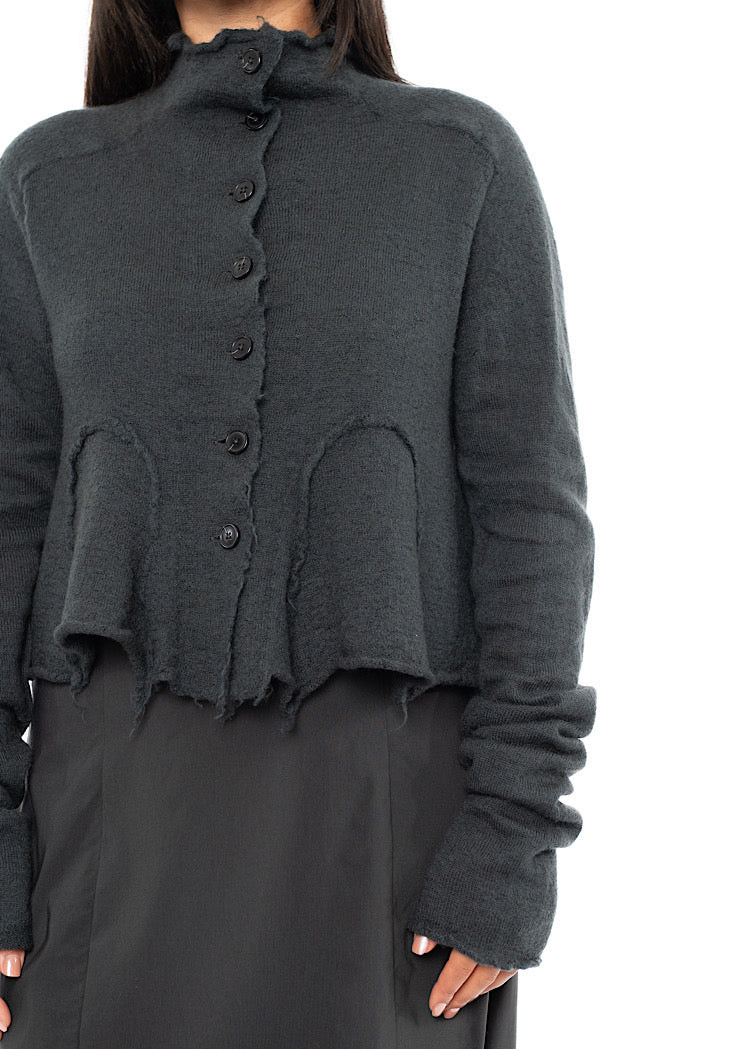 PRE-LOVED RUNDHOLZ BLACK LABEL CROPPED CARDIGAN