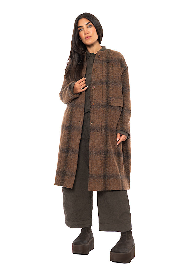 HARRIS TWEED MARINA COAT