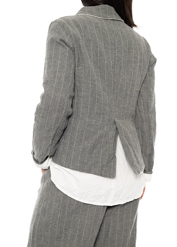 PINSTRIPE VIOLA JACKET