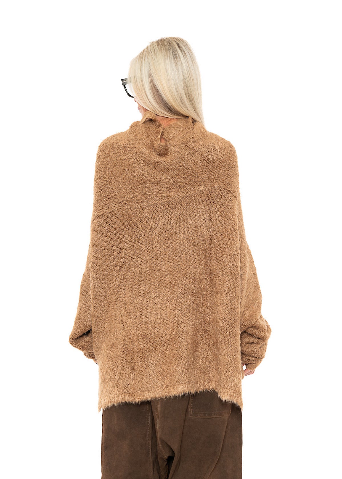 RELAXED SILK KNIT PULLOVER