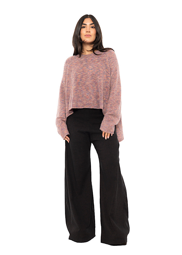MÉLANGE KNITTED PULLOVER