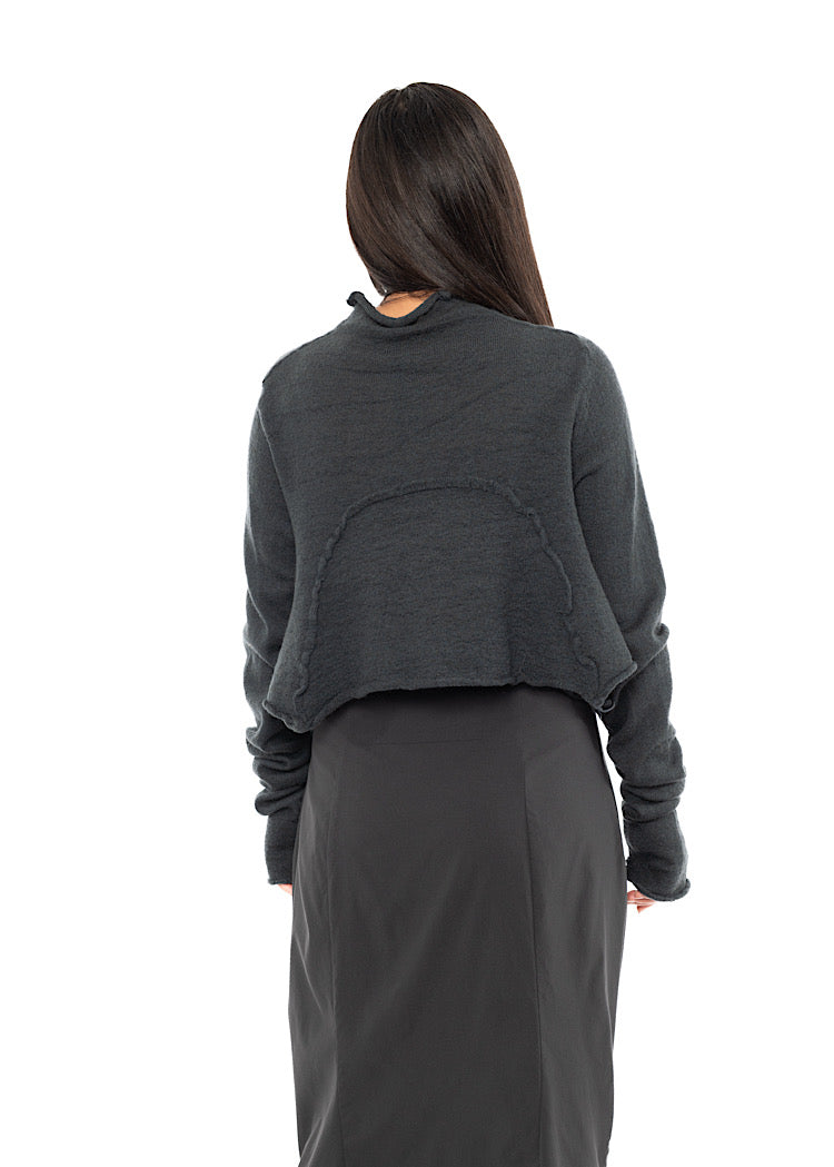 PRE-LOVED RUNDHOLZ BLACK LABEL CROPPED CARDIGAN