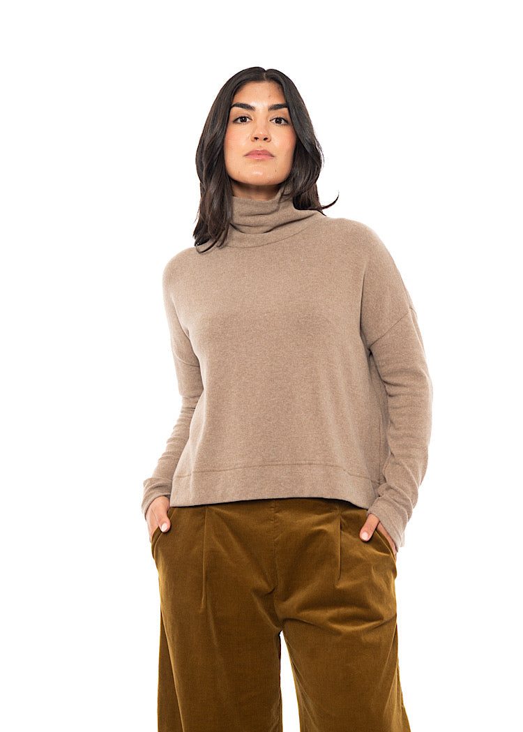 SIGNATURE COTTON-FLEECE MOYET PULLOVER