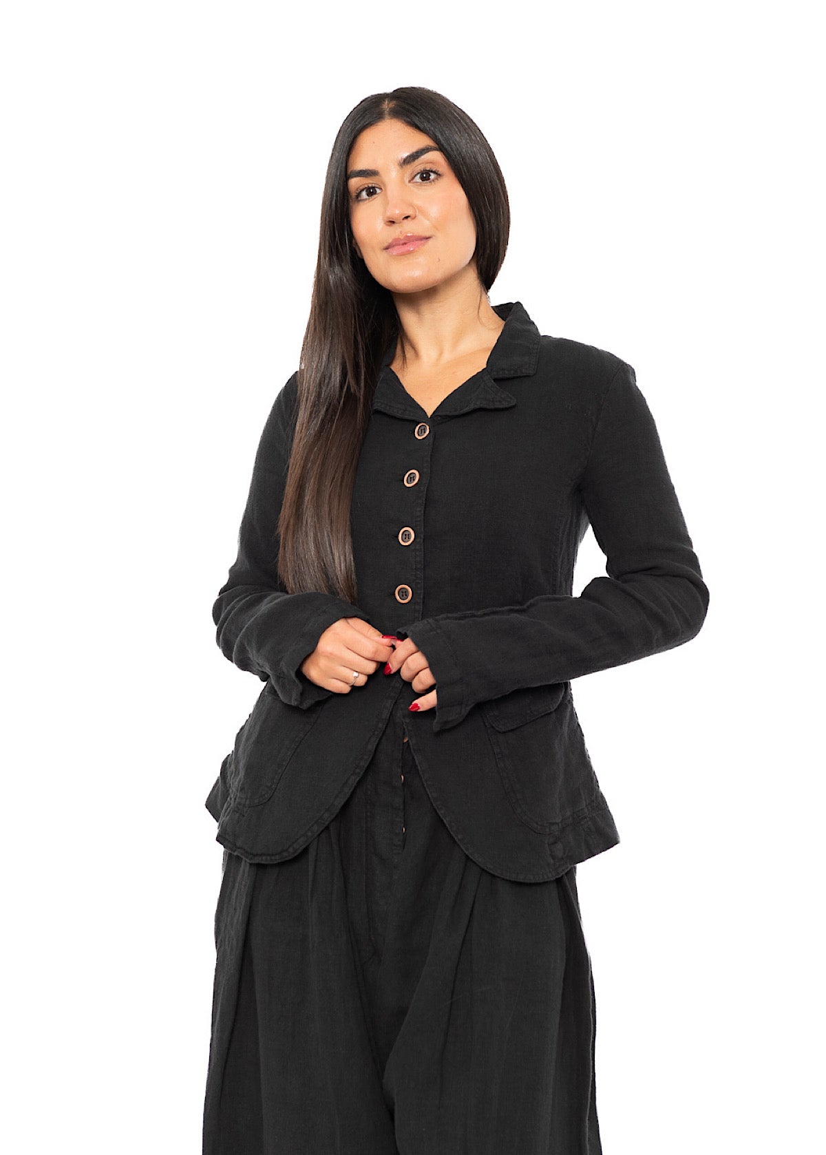 WINTER LINEN TAILORED JACKET