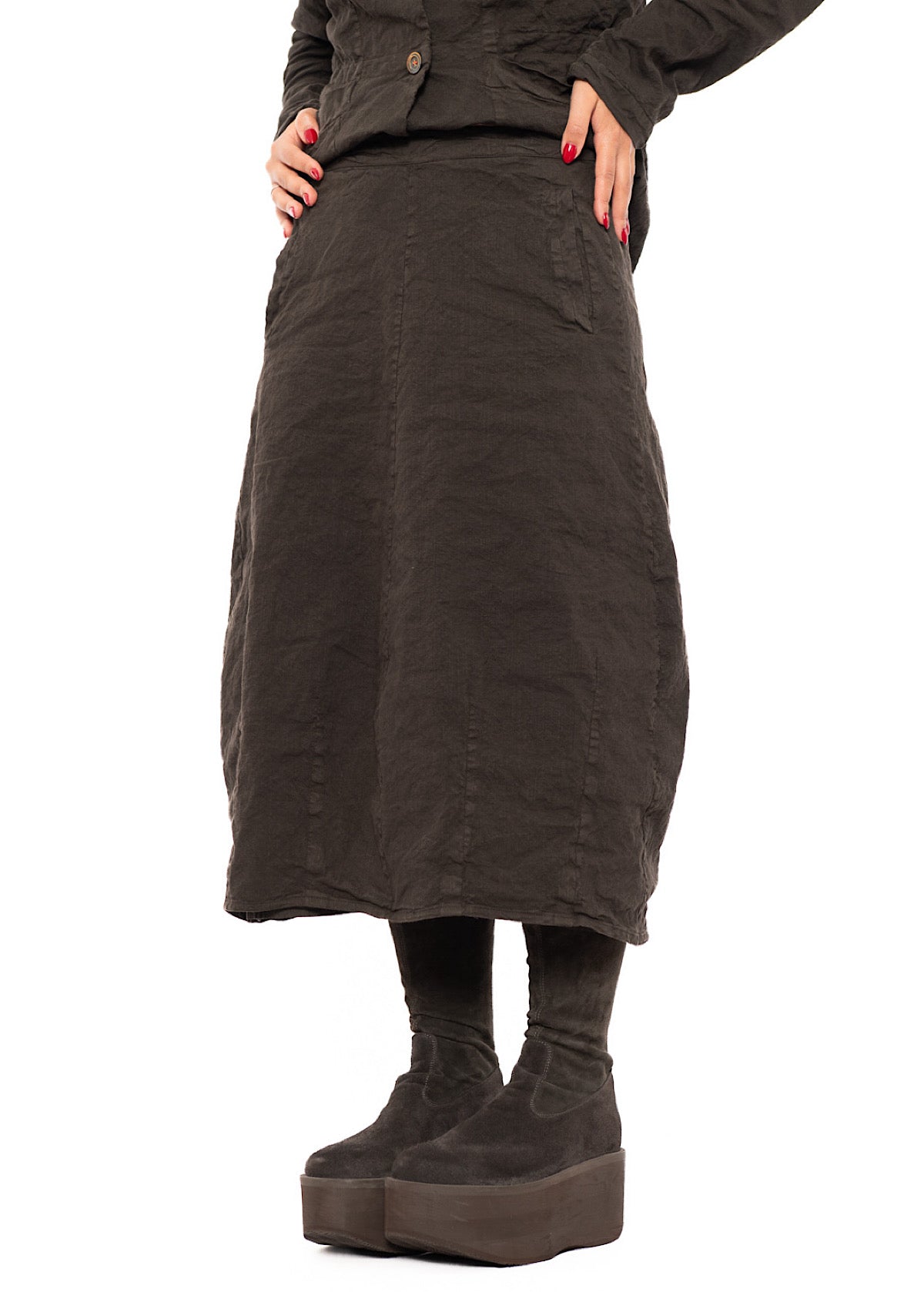 COTTON-TWILL JULIETTE SKIRT