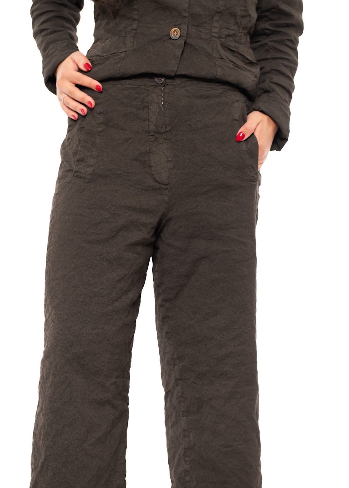 COTTON-TWILL PHILOMENA TROUSER