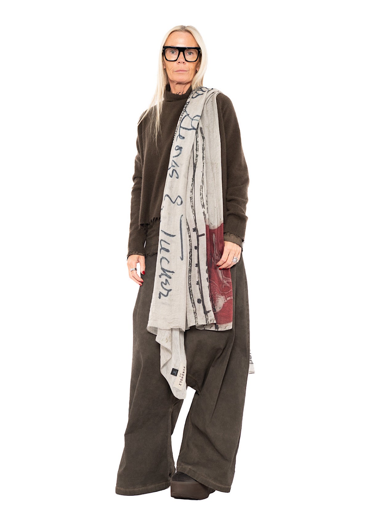 RUNDHOLZ DIP SCARF (BACKSIDE PRINT)