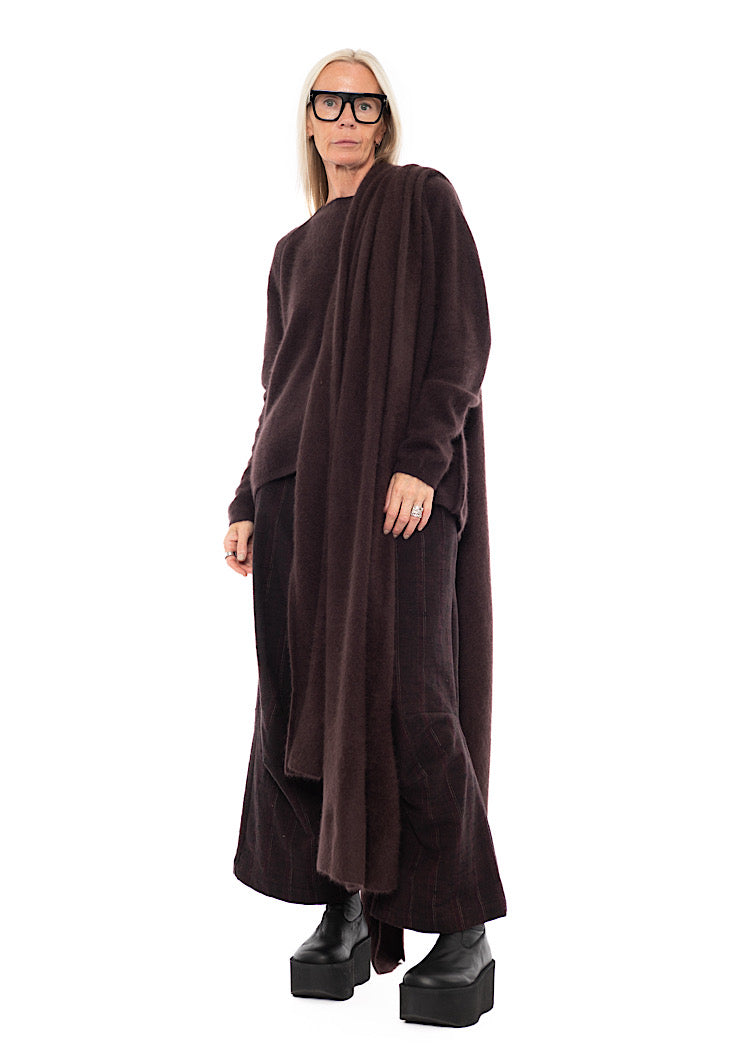 SIGNATURE RACCOON HAIR SCARF