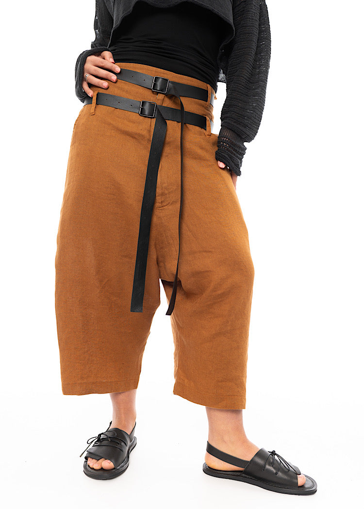 PAL OFFNER CROPPED BELTED TROUSER