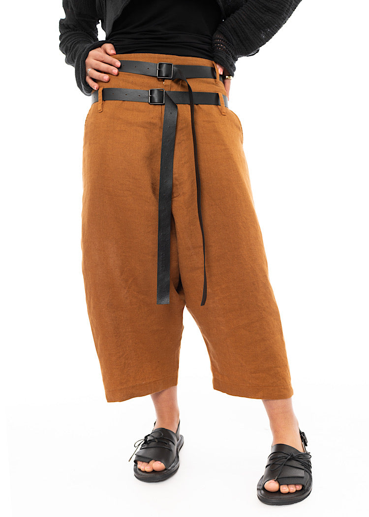 PAL OFFNER CROPPED BELTED TROUSER