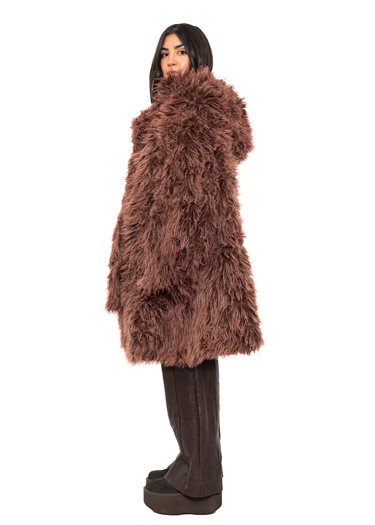 STATEMENT FAUX FUR COAT