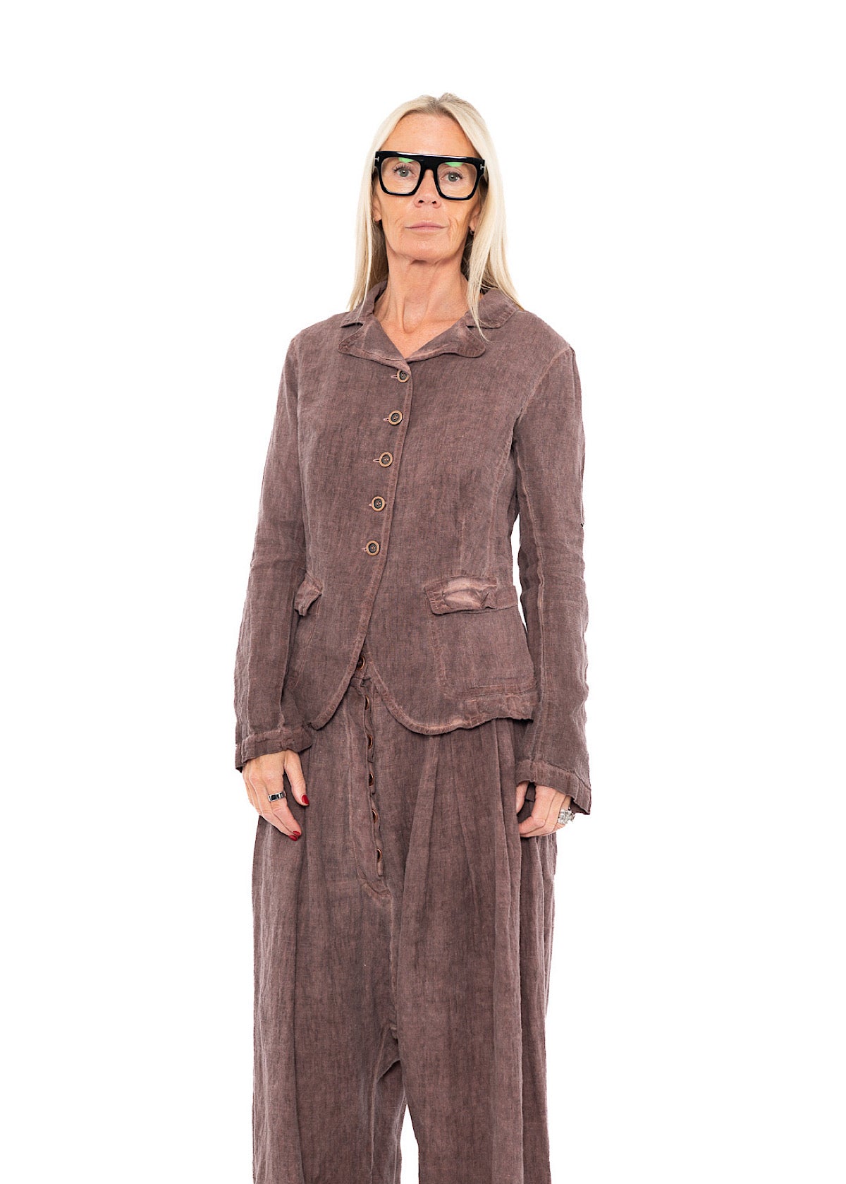 WINTER LINEN TAILORED JACKET