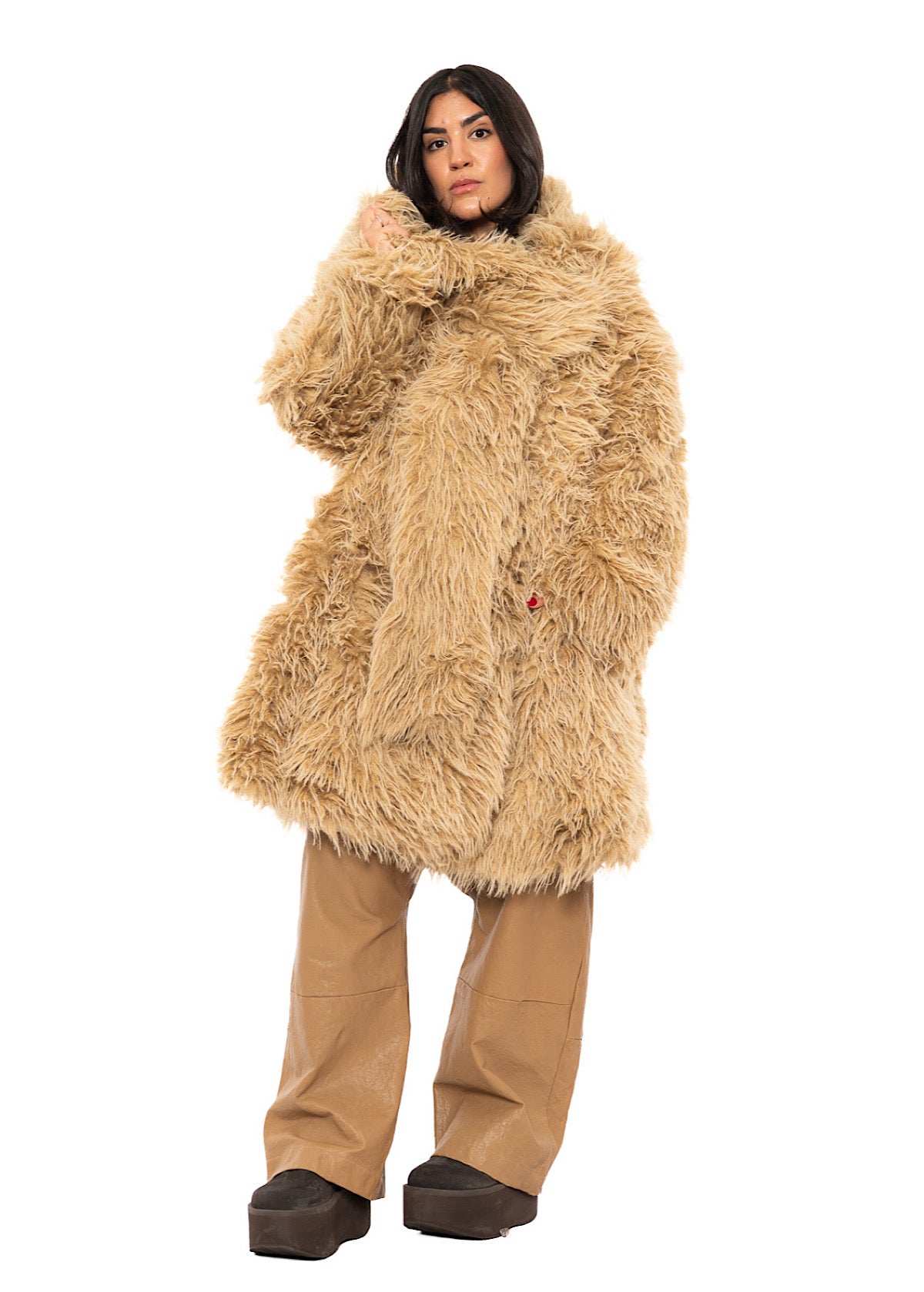 STATEMENT FAUX FUR COAT
