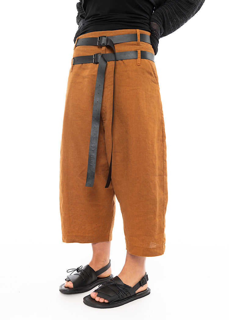 PAL OFFNER CROPPED BELTED TROUSER