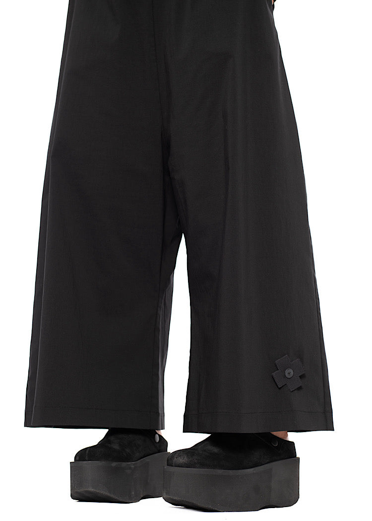 STRETCH WIDE LEG TROUSER