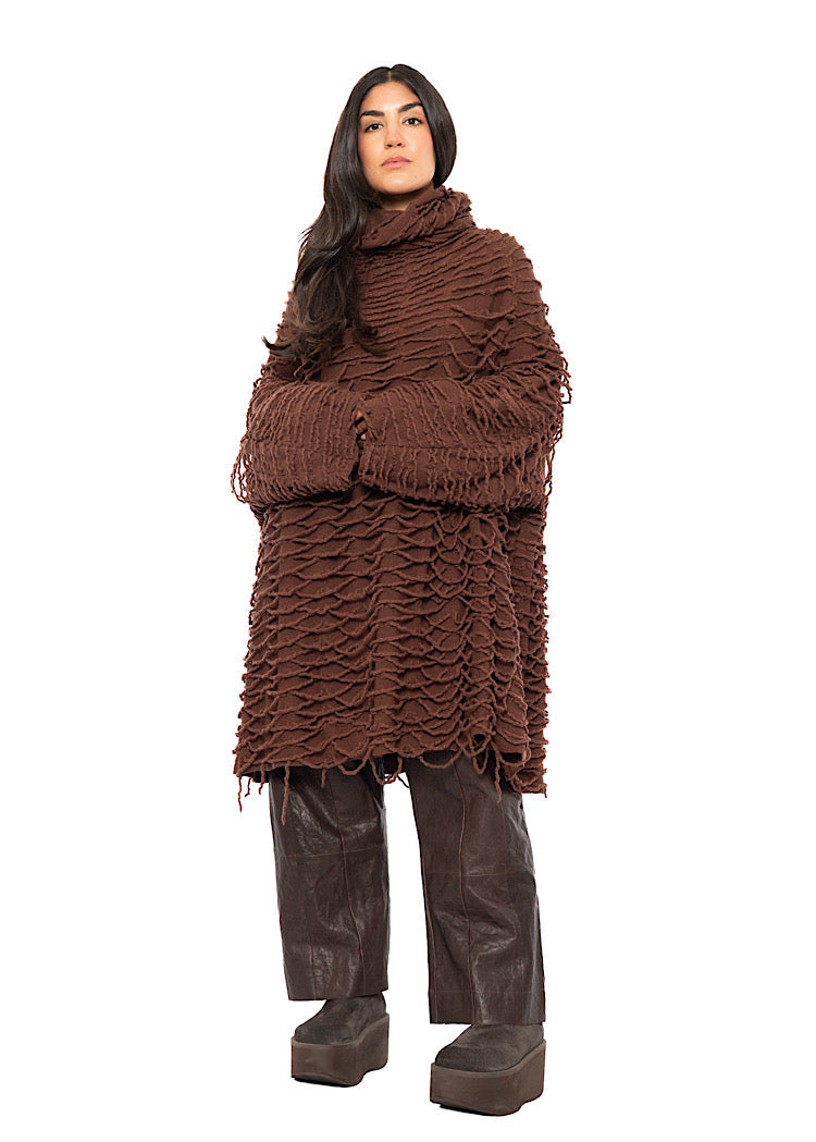 DECONSTRUCTED KNIT TUNIC