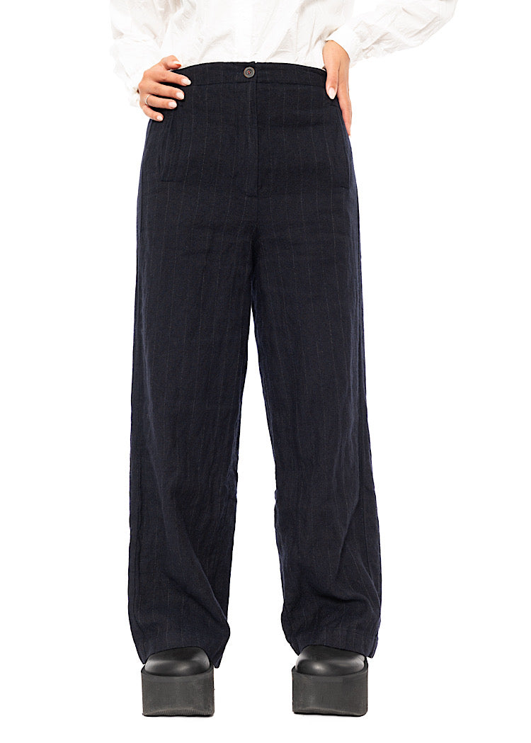 PINSTRIPE PAULETTE TROUSER