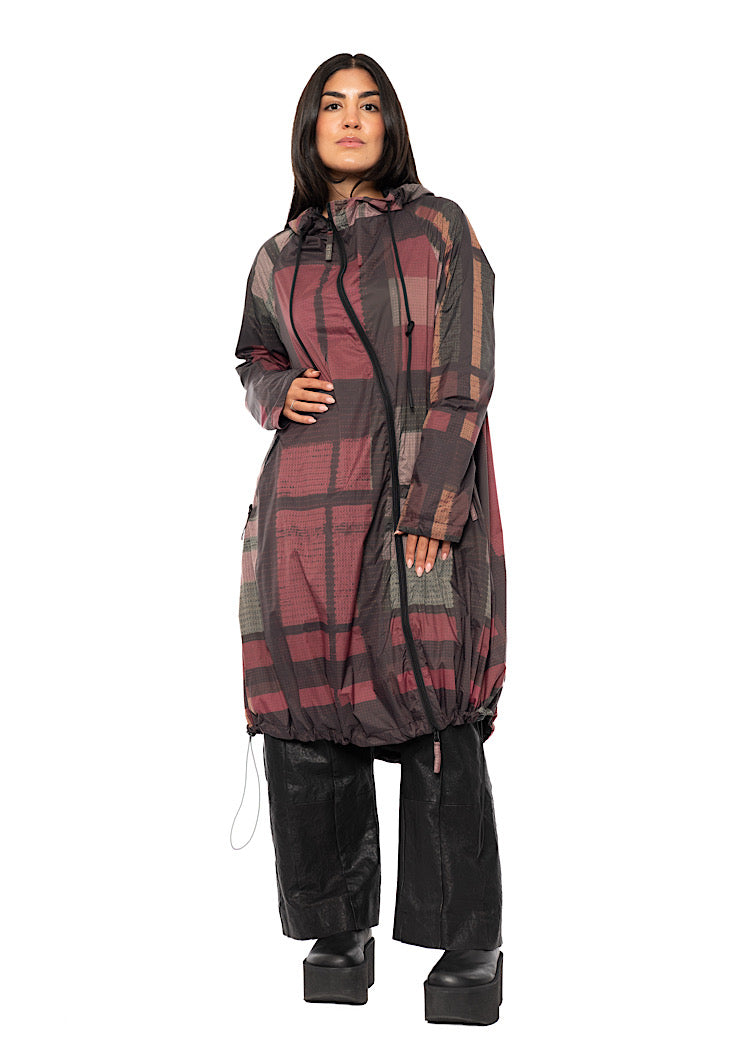 HERITAGE CHECK TECHNICAL RAIN COAT
