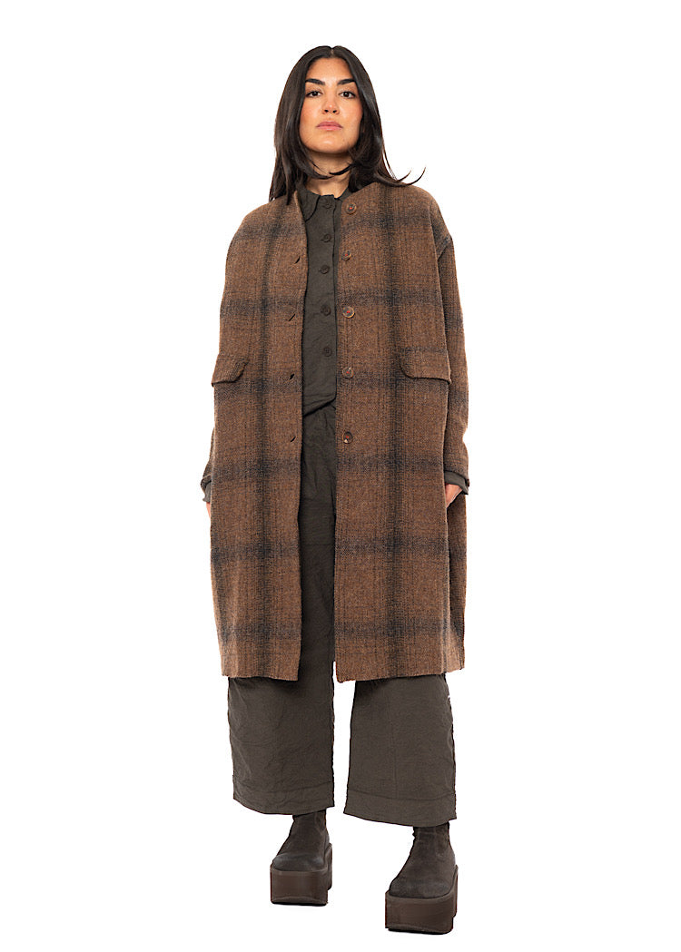 HARRIS TWEED MARINA COAT
