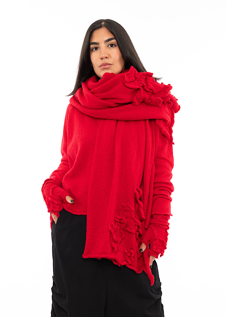 RUNDHOLZ BLACK LABEL KNITTED SCARF