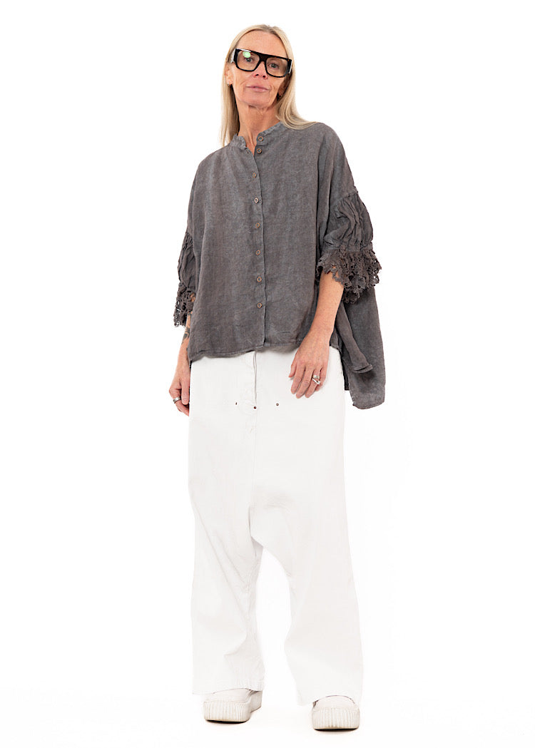 RUNDHOLZ DIP BLOUSE