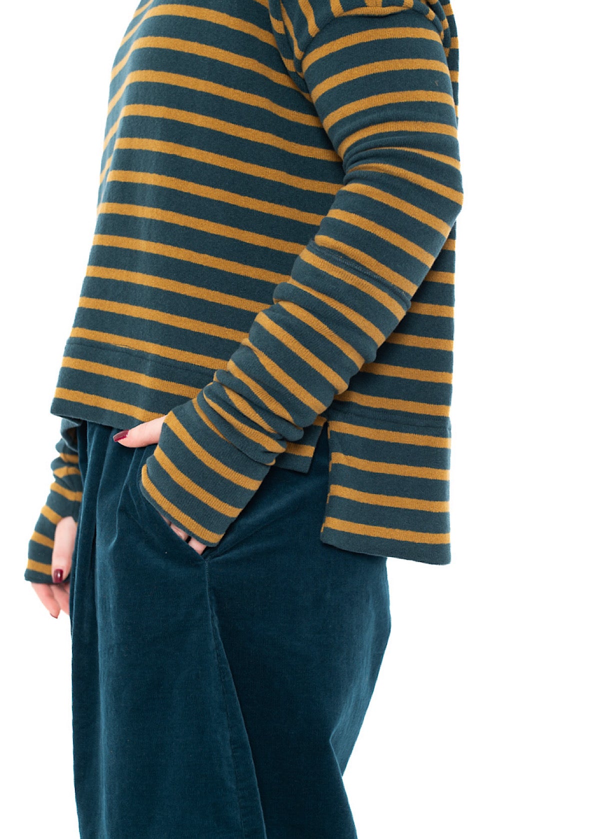 STRIPED SIGNATURE COTTO CUFF