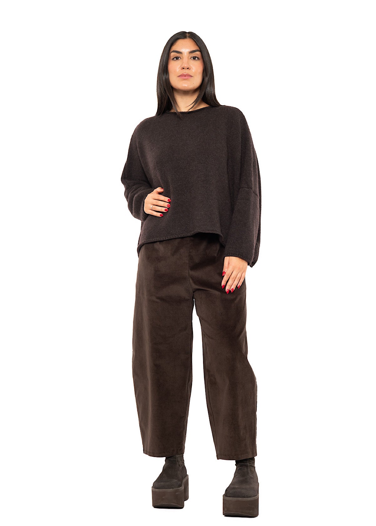 TAPERED VELVET FOSCO TROUSER