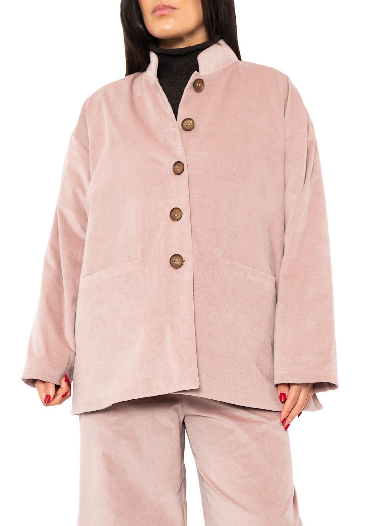 RELAXED VELVET EVELINE JACKET