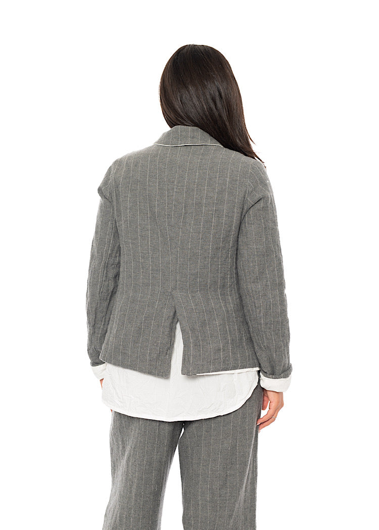 PINSTRIPE VIOLA JACKET