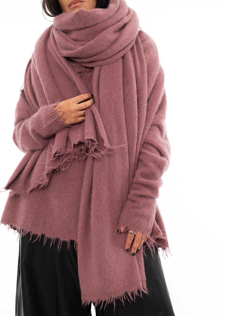 RUNDHOLZ DIP KNITTED SCARF