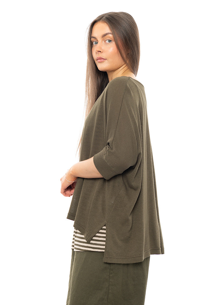 MAMA B TELA L PULLOVER