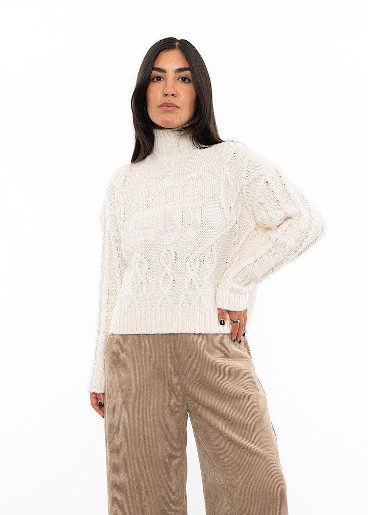 MUNTHE LOGANBERRY KNITTED PULLOVER
